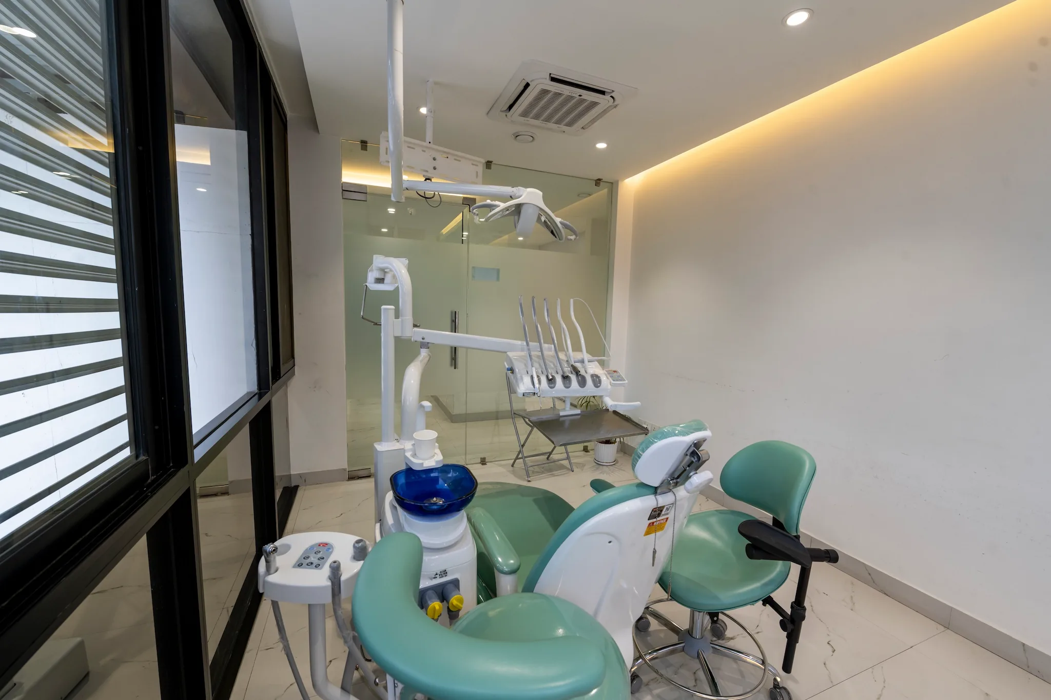 Advanced dental equipment and armamentarium at Healthy Smiles Kathmandu
